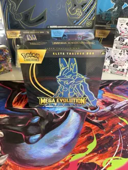 Pokemon TCG Mega Evolution Lucario ETB - SEALED - Image 1