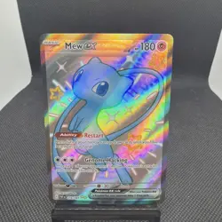 Pokemon TCG Mew EX 216/091 Paldean Fates Full Art Shiny Ultra Rare - Image 1