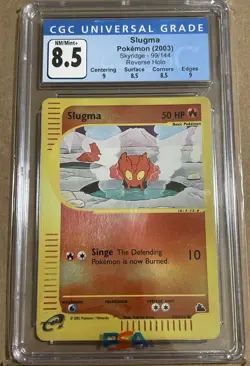 2003 Pokemon Skyridge SLUGMA #99 Reverse Foil CGC 8.5 - Image 1