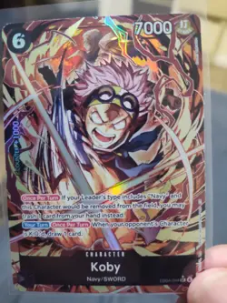 One Piece TCG Koby EB04-044 SR Alt Art NM Eng Quick Shipping - Image 2