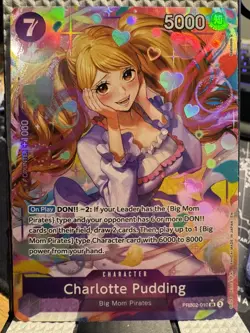 One Piece Charlotte Pudding PRB02-010 Alt Art SR Near Mint - Image 1