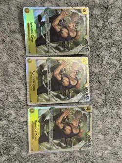 [Playset] 3 X One Piece Adventure on Kami’s Island - Roronoa Zoro SR - OP15-113 - Image 2