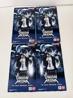 Union Arena Solo Leveling Sleeved Booster Blister Pack lot of 4 English Ver. - Image 1