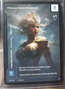 Wonders of the First Existence - Princess Aurora Waveheart - Mythic Paper - Image 1