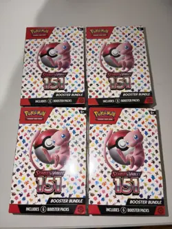 Pokemon TCG Scarlet & Violet 151 Booster Bundle Lot of 4 Sealed - Image 1