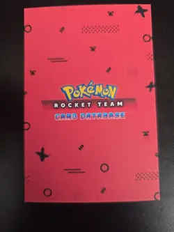 Pokemon Lucario Coin Cracked Ice Holo Team Rocket Card Database Set Peru - Image 2