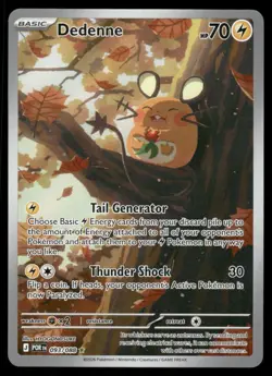 Pokemon Cards Dedenne 093/088 Perfect Order Holo Illustration Rare NM - Image 1