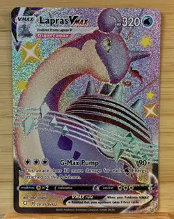Pokemon TCG Lapras VMAX Shining Fates Holo Rare Card SV111/SV122 MC🔥 - Image 1
