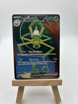 Pokemon Spidops EX TCG Illustration Rare Card Scarlet & Violet Base Set 243/198 - Image 1