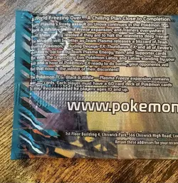 Pokemon Black & White Plasma Freeze Booster Pack Deoxys Art 10 Cards Nintendo - Image 4