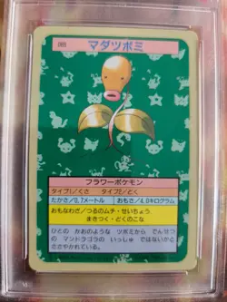 Pokemon Card Topsun Bellsprout Blue Back Bandai 1995 Vintage Japanese PSA 4 - Image 3