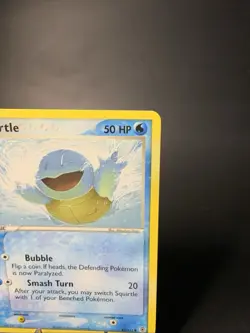 2004 Pokemon SQUIRTLE Ex FireRed & LeafGreen Set NON HOLO Common Card 83/112 NM+ - Image 2