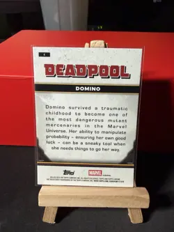 Topps Chrome 2025 Mini Diamond Domino Marvel Trading Card #4 - Image 2