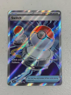 Pokemon SWITCH 123/94 Common Holo Ultra Rare Trainer Card TCG Phantasmal Flames - Image 1