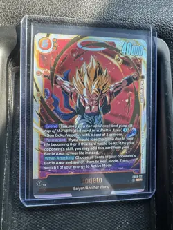 Gogeta FB09-122 Secret R Dual Evolution Dragon Ball Card Fusion World English - Image 1