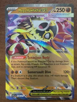Pokemon TCG Mega Hawlucha Ex 116/217 Ascended Heroes Double Rare NM Card - Image 1