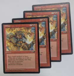 Magic Mtg Alliances Pillage x4 lightly played - Image 1
