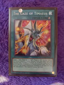 The Gaze of Timaeus MZMU Secret NM Yugioh - Image 1