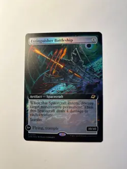 Extinguisher Battleship (Extended Art) Edge of Eternities Foil NM MTG - Image 1