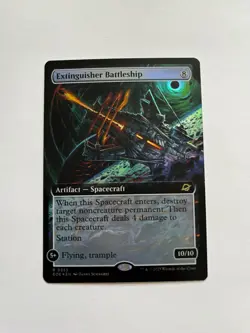 Extinguisher Battleship (Extended Art) Edge of Eternities Foil NM MTG - Image 2