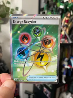 Pokemon Energy Recycler 108/088 NM Perfect Order POR Full Art Ultra Rare ME03 - Image 1