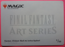 Magic The Gathering Final Fantasy Art Series Yiazmat, Ultimate Mark Pack Fresh ! - Image 2