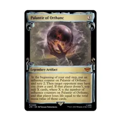 WOTC Universes Beyond: Lord of the R Palantir of Orthanc (Showcase Scrolls NM - Image 1