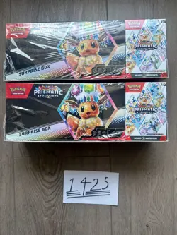 NEW Pokemon TCG Prismatic Evolutions Surprise Box Booster Bundle Sams LOT OF 2 - Image 1