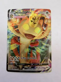 Meowth VMAX SWSH005 Holofoil SWSH: Sword & Shield Promo Cards NM - Image 1
