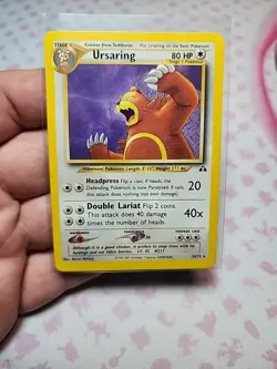(Unlimited) Pokemon URSARING Card NEO DISCOVERY Set 34/75 Non-Holo Rare - Image 1