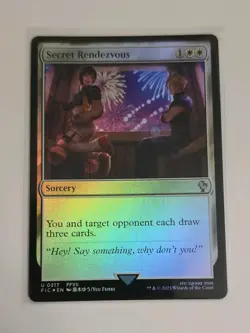 Mtg - Secret Rendezvous (0217) - Commander: FINAL FANTASY (FIC) - Foil - NM - Image 1