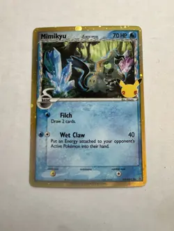 Pokemon: Mimikyu SWSH136 Celebrations Black Star Promo Card NM/M - Image 1