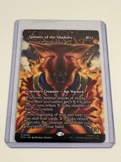 Splinter of the Shadows - Ashcoat of the Shadow Swarm (FRESH PULL) Mtg Tmnt - Image 1