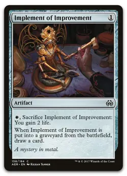 Implement of Improvement #158 (NM) Aether Revolt AER Magic MTG - Image 1