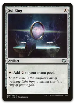 Sol Ring #268 (NM) Commander 2015 C15 Magic MTG - Image 1