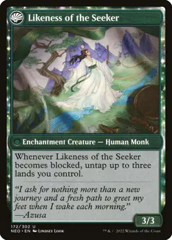 Azusa's Many Journeys #172 (Foil) (NM) Kamigawa Neon Dynasty NEO Magic MTG - Image 2