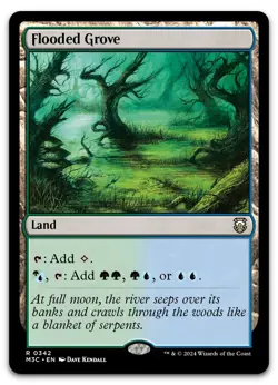 Flooded Grove #342 (NM) Modern Horizons 3 M3C Magic MTG - Image 1