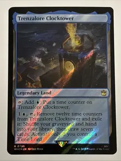 MTG Universes Beyond: Doctor Who Trenzalore Clocktower Surge Foil 0795 NM Rare - Image 1