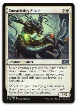 Constricting Sliver #7 (NM) Magic 2015 M15 Magic MTG - Image 1