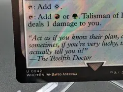 Talisman of Impulse (Surge Foil) Universes Beyond: Doctor Who Foil - Image 2