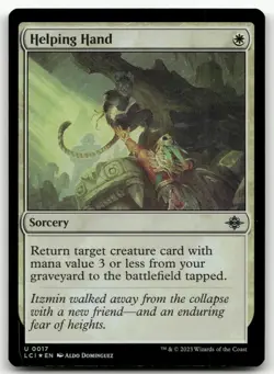 Helping Hand #17 (Foil) (NM) Lost Caverns of Ixalan LCI Magic MTG - Image 1
