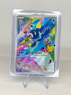 Pokemon TCG NM Popplio 045 Me: Mega Evolution Promo Holo 2026 - Image 1