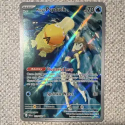 Pokemon Misty's Psyduck Full Art Holo Illustration Rare Sv10 193/182 2025 - Image 1
