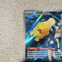 Pokemon Misty's Psyduck Full Art Holo Illustration Rare Sv10 193/182 2025 - Image 2