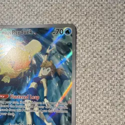 Pokemon Misty's Psyduck Full Art Holo Illustration Rare Sv10 193/182 2025 - Image 3