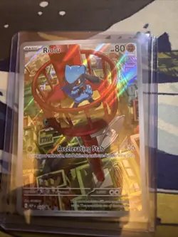 Pokemon TCG - Promo Riolu - MEP 10 - Mega Evolutions Near Mint Black Star Promo - Image 1