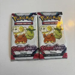 Pokemon TCG Scarlet & Violet , Paldea Evolved and Fusion Strike Fun Packs Sealed - Image 3