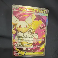 Pokemon Mega Audino EX 253/217 Ultra Rare Full Art Holo 270 HP 20+ EX - Image 1