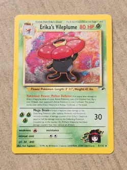 Pokemon TCG - Erika's Vileplume 5/132 - Gym Heroes - Holo Rare - Image 1