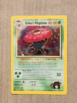 Pokemon TCG - Erika's Vileplume 5/132 - Gym Heroes - Holo Rare - Image 2